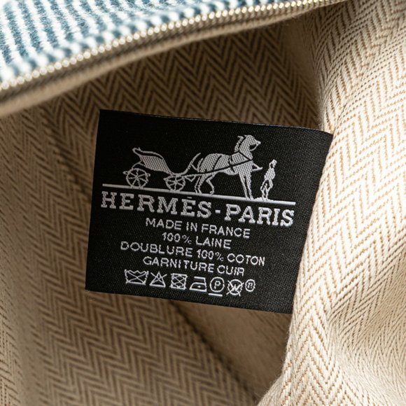 HERMES Blue Bag - Picture 8 of 9